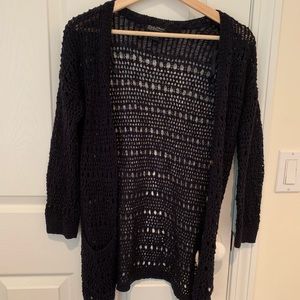 LUCKY BRAND CROCHET CARDIGAN